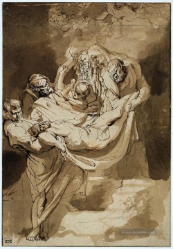  Paul Malerei - Grablegung 1615 Barock Peter Paul Rubens